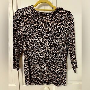 Liverpool Animal Print Top